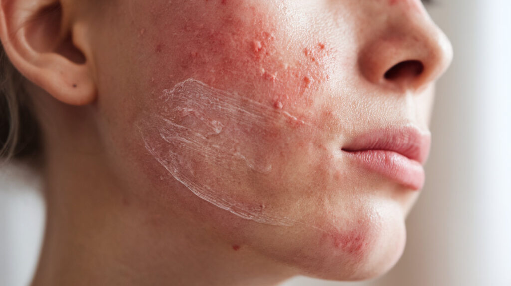 How To Fix a Damaged Skin Barrier: 10 Proven Tips and Solutions How to Fix A Damaged Skin Barrier - Photo Of Woman With Damaged Facial Skin Barrier